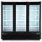 Maxx Cold Triple Glass Door Merchandiser Refrigerator, Large, 81 in.W, 73 cu. ft., in Black MXGDM-73RBHC - alternate 6